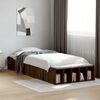 vidaXL Bed Frame without Mattress Brown Oak 90x200 cm