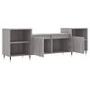 vidaXL TV Cabinet Grey Sonoma 160x35x55 cm Engineered Wood