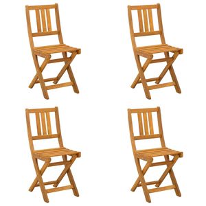 vidaXL Garden Chair Natural Solid Acacia Wood