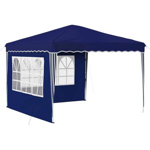 vidaXL Pop-up Party Tent Blue 288 x 288 x 245 cm Oxford Fabric