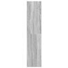 vidaXL Bookcase Grey Sonoma 60x24x109 cm Engineered Wood