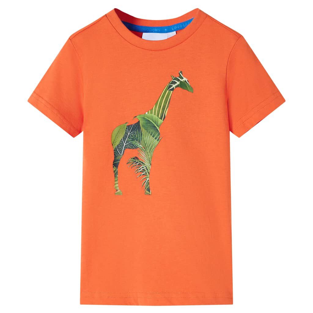 Orange shop kids shirt