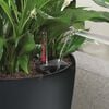 LECHUZA Planter CLASSICO LS 43 ALL-IN-ONE Charcoal Metallic 16083