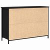 vidaXL Sideboard Black Oak 100 x 35 x 70 cm