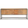 vidaXL Coffee Table 90x50x35 cm Solid Reclaimed Wood