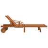 vidaXL Sun Loungers 2 pcs Solid Wood Acacia