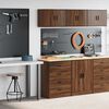vidaXL Garage Cabinets 2 pcs Brown Oak Engineered Wood
