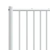 vidaXL Metal Replace Headboard White 150 cm