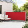 vidaXL Patio Retractable Side Awning 140x600 cm Red