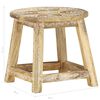 vidaXL Hand-painted Stool 38x38x35 cm Solid Mango Wood