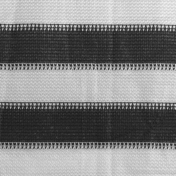 vidaXL Balcony Screen HDPE 75x600 cm Anthracite and White