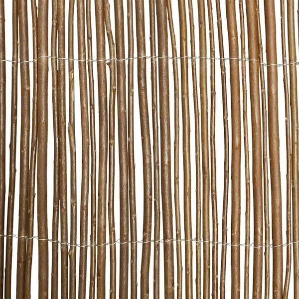 vidaXL Willow Fence Natural 120 x 300 cm Willow