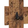 vidaXL Wall-Mounted Coat Rack Old Wood 60 x 3 x 82 cm Engineered wood