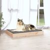 vidaXL Dog Bed 91.5x64x9 cm Solid Wood Pine