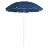 vidaXL Garden Parasol | Blue | Polyester, Steel | Medium | Foldable