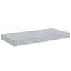 vidaXL Floating Wall Shelves 4 pcs Concrete Grey 50x23x3.8 cm MDF
