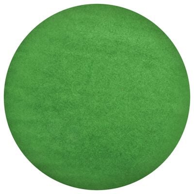 vidaXL Artificial Grass with Studs Dia.170 cm Green Round