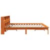 vidaXL Bed Frame without Mattress Wax Brown 180x200 cm Super King Solid Wood Pine