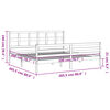 vidaXL Bed Frame without Mattress 200x200 cm Solid Wood