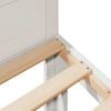 vidaXL Family Bed Frame No Mattress White 270x200 cm Solid Wood Pine