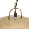 vidaXL Industrial Vintage Hanging Lamp 25 W Brass Round 41 cm E27