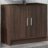 vidaXL Sink Cabinet Brown Oak 63x29x55 cm Engineered Wood