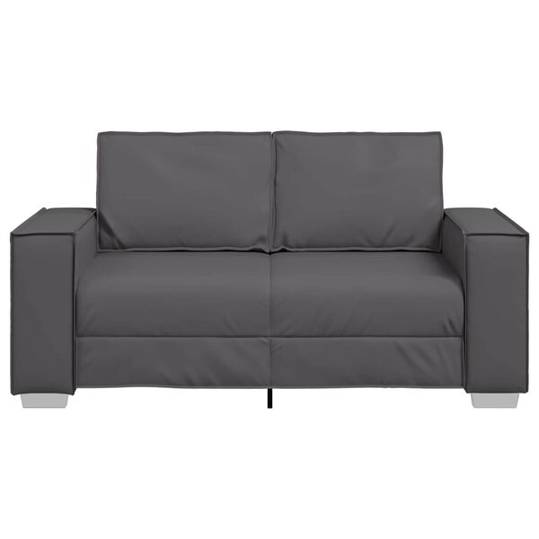 vidaXL Sofa Grey 160 x 78 x 84 cm Fabric