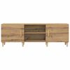 vidaXL TV Cabinet Artisan oak 150 x 30 x50 cm Engineered Wood