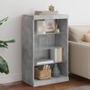 vidaXL Sideboard with LED Lights Concrete Grey 60.5x37x100 cm