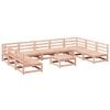 vidaXL 10 Piece Garden Sofa Set Solid Wood Douglas Fir