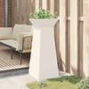 vidaXL Pillar Planter White 40 x 40 x 100 cm