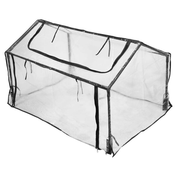 FLO Greenhouse 60x120x80 cm Transparent and Black