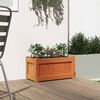 vidaXL Garden Planter Wax Brown 60x31x31 cm Solid Wood Pine