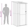 vidaXL Garden Sheds Anthracite 103 x 86 x 200 cm Metal