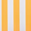 vidaXL Awning Top Sunshade Canvas Orange & White 450x300 cm