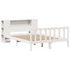 vidaXL Bookcase Bed without Mattress White 120x200 cm Solid Wood Pine