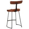 vidaXL Bar Stools 2 pcs 49x43x79 cm Solid Wood Mango