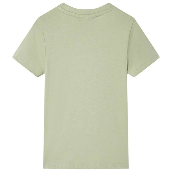 Kids' T-shirt with Short Sleeves Light Khaki 92