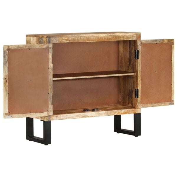 vidaXL Sideboard 80x30x76 cm Solid Mango Wood