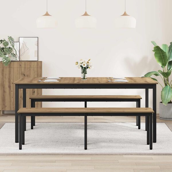 vidaXL Dining Tables 2 pcs 180 x 90 x 75 cm Engineered Wood