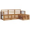 vidaXL Outdoor Sofa Set 4 pcs Natural