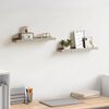vidaXL Wall Shelves 2 pcs Concrete Grey 40x9x3 cm