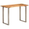 vidaXL Dining Table 110x50x76 cm Solid Wood Acacia