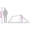 vidaXL Camping Tent Tunnel 2-Person Green Waterproof