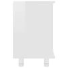 vidaXL Bathroom Cabinet High Gloss White 60x32x53.5 cm Engineered Wood