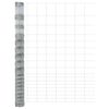 vidaXL Field Fence Silver 25 x 1.5 m Galvanised steel