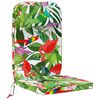 vidaXL Sun Lounger Cushion 100% Polyester Multicolour 55 x 124 x 5 cm