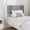 vidaXL Upholstered Headboard White 80 cm Solid Pine Wood