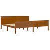vidaXL Bed Frame without Mattress Honey Brown Solid Wood Pine 200x200cm
