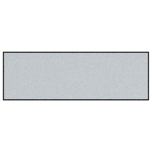 vidaXL Doormat Grey and Black 60 x 180 cm Polypropylene and vinyl